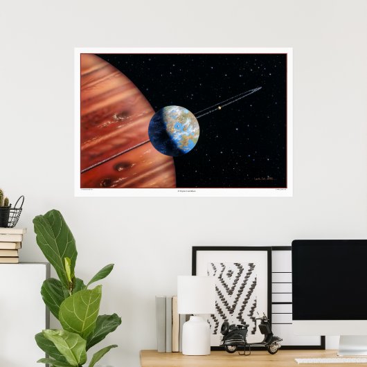 70 Virginis b en Moons Print (Thuiskantoor)