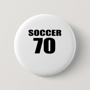 70 Voetbal Ronde Button 5,7 Cm