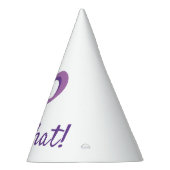 70 Wat Funny Pink Typografie 70th Birthday Feesthoedjes (Rechts)