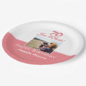 70 Wat Funny Quote 70th Birthday Foto Papieren Bordje