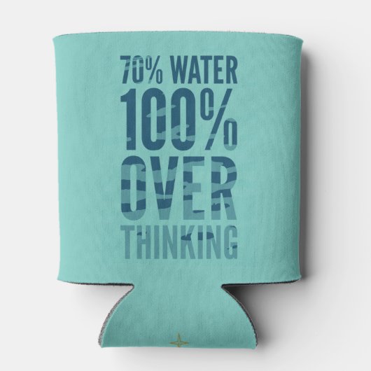 70% Water 100% Overdenkende Koelbox Blikjeskoeler (Achterkant)
