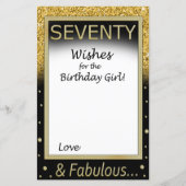 70 wensen voor het verjaardagsmeisje (Voorkant)