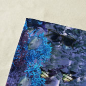 70 x 35-inch badhanddoek met "Watery Rest"-afbeeld (In situ)