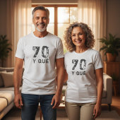 70 y qué Grappig Grappig 70ste Verjaardag T-shirt