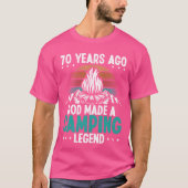 70 Year Old Camping Legend Scout 70Birthday Camper T-shirt (Voorkant)