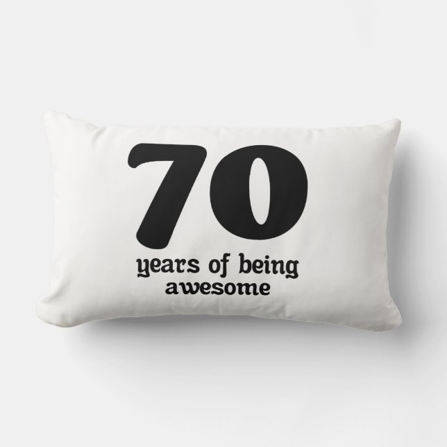 70 years of being awesome kussen (Voorkant)