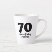 70 years of being awesome latte mok (Rechts)