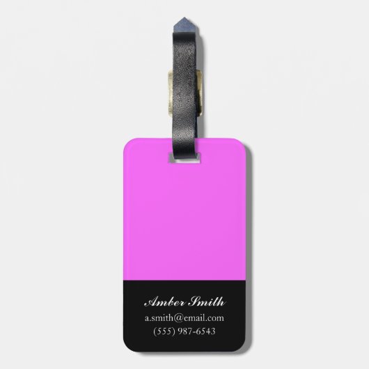 70-Zwemelen Bagagelabel (Achterkant verticaal)