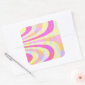 70-Zwemelen Vierkante Sticker (Envelop)