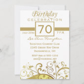 70e - 79e verjaardag van uitnodigingen van de Birt (Voorkant)