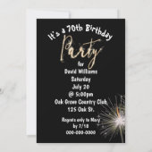 70e 'Birthday'-brochure Kaart (Achterkant)