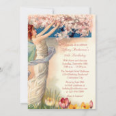 70e Birthday  Fairy Blossom Kaart (Achterkant)