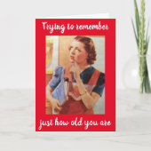 **70e BIRTHDAY HUMOR** KAN JE LEEFTIJD NIET HERINN Kaart (Voorkant)