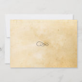 70E BIRTHDAY PARTIJVERZEKERING VINTAGE 60E INVITE KAART (Achterkant)