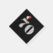 70e Birthday party ballonnen Servet (Hoek)