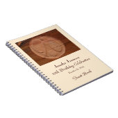 70e Birthday Party Guest Book, Angel in the Rocks Notitieboek (Rechterzijde)