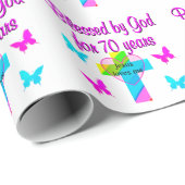 70E BIRTHDAY PRAYER CADEAUPAPIER (Rol Hoek)
