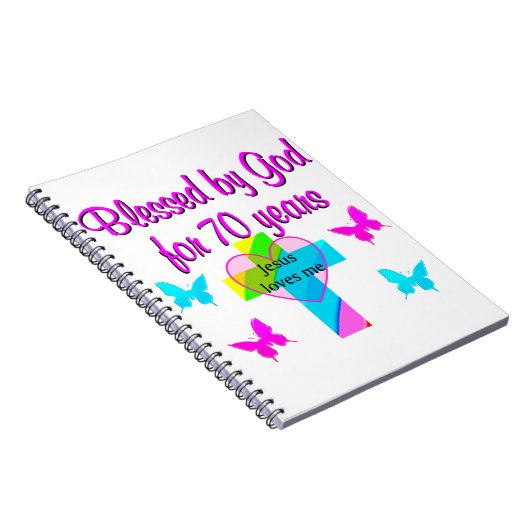 70E BIRTHDAY PRAYER NOTITIEBOEK (Rechterzijde)