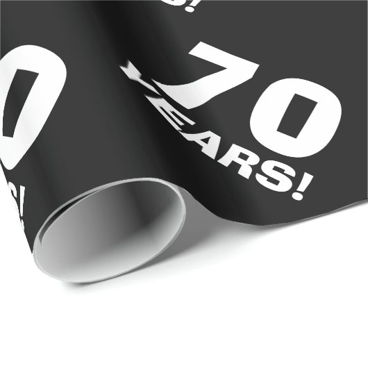 70e Birthday-verpakkingspapier Cadeaupapier (Rol Hoek)