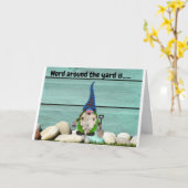 **70e** BIRTHDAY WIST VAN DE Kaart VAN KOOLGNOME (Gele Bloem)