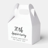 70e bruiloft Jubileum Party Favor Box Bedankdoosjes (Voorkant Zijde)