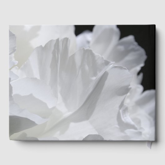 70e bruiloft Jubileum Party Peony Guest Book 2 Gastenboek (Achterkant)