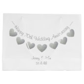 70e cadeautas met Jubileum voor Platinum Wedding (Achterkant)