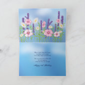 70e dag zacht gekleed bloemkool blauw kaart (Binnen)