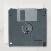 70e Enterprise Birthday Party Top Secret 80s Disk Kaart (Achterkant)