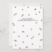 70e Glitter Confetti Surprise Party Invitation Kaart (Achterkant)