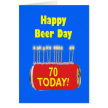 70e Happy Beer Day Verjaardag