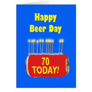 70e Happy Beer Day Verjaardag