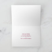 70e Happy Birthday Kaart - Bloemenboeket (Binnen)