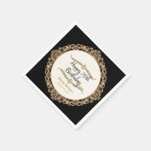 70e Happy Birthday Party Viering Ronde Decor Servetten (Hoek)