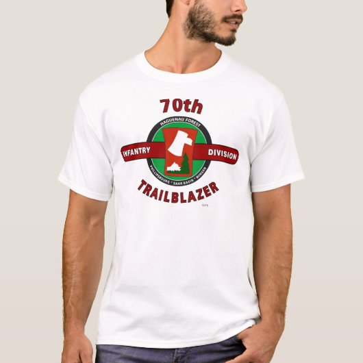 70E INFANTRY DIVISION "TRAILBLAZER" T-SHIRT (Voorkant)