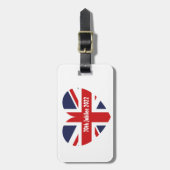 70e Jubilee 2022 Britse vlag Bagagelabel (Voorkant verticaal)