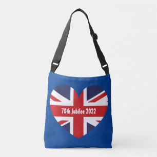 70e Jubilee 2022 Britse vlag Crossbody Tas