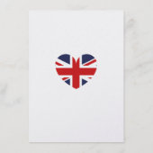 70e Jubilee 2022 Britse vlag Menu (Achterkant)