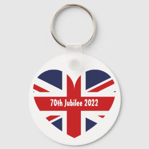 70e Jubilee 2022 Britse vlag Sleutelhanger
