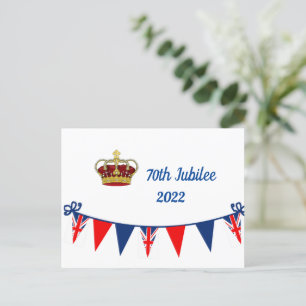 70e jubileum 2022 Celebration Briefkaart