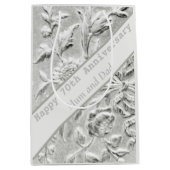 70e Jubileum bewerkbaar Medium Cadeauzakje (Voorkant)