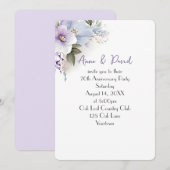 70e Jubileum Feest Bloemen Boeket Kaart (Voorkant / Achterkant)