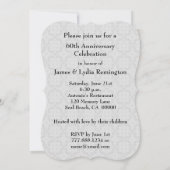 70e Jubileum Jubileum bruiloft Platinum Z03 Kaart (Achterkant)