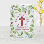 70e Jubileum of religieus beroep aan non Kaart (Gele Bloem)