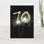 70e Jubileum op zwarte reservekopers Kaart (Voorkant)