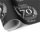 70e JUBILEUM PLATINUM Cadeaupapier (Rol Hoek)