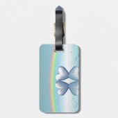 70e Jubileum Platinum Hearts Bagagelabel (Achterkant verticaal)