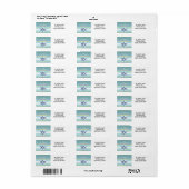 70e Jubileum Platinum Hearts Etiket (Full Sheet)