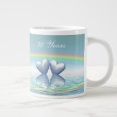 70e Jubileum Platinum Hearts Grote Koffiekop (Rechts)