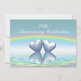 70e Jubileum Platinum Hearts Kaart